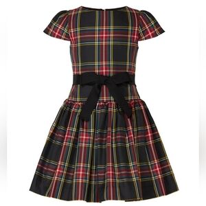 J. Crew Crewcuts Black Stewart Tartan Plaid Christmas Dress